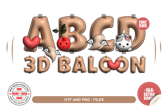 3d Baloon Font: Your Digital Marketing Visual Catalyst