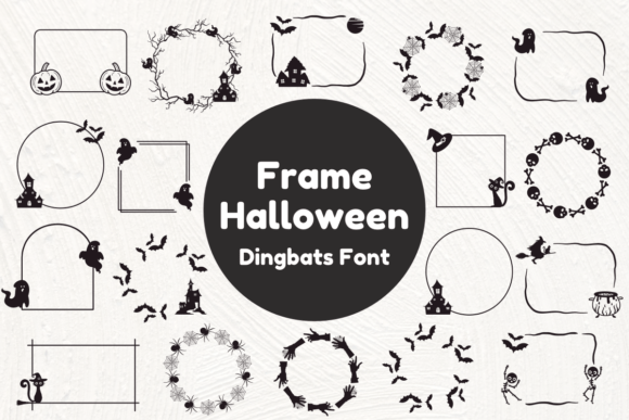 A Designer's Review of the Frame Halloween Dingbats Font