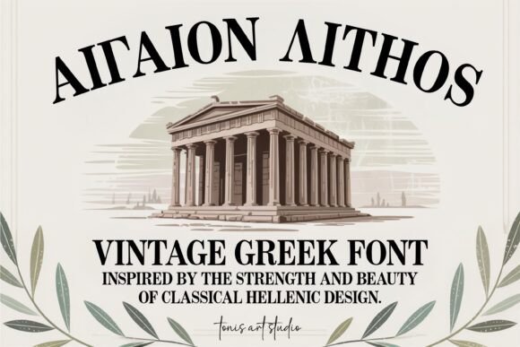 Aegean Stone: A Serif Font for Digital Authenticity