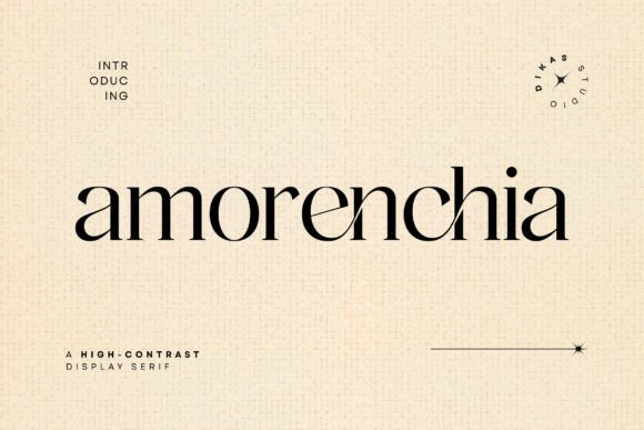Amorenchia: The Editorial Designer's Timeless Serif Font