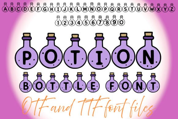 Crafting Magic with the Potion Bottle Font