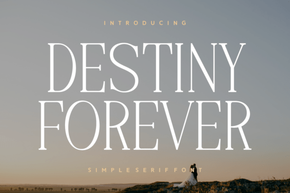 Destiny Forever: A Serif Font for Elegant Handmade Products