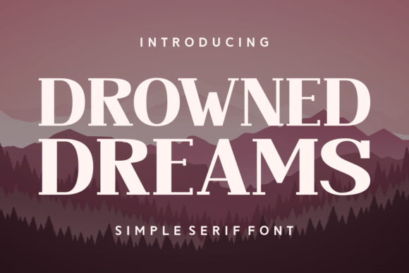 Drowned Dreams: An Elegant Serif Font for Consistent Business Branding