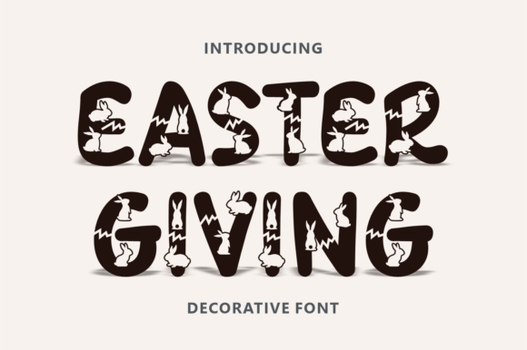 Easter Giving Font: A Bunny-Inspired Brand Boost for Your Business