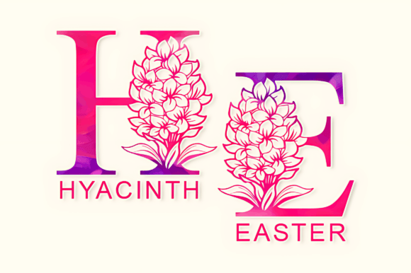 Exploring the Hyacinth Easter Monogram Elegant Decorative Font