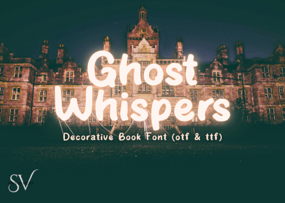 Ghost Whispers Font: Eerie Elegance for Crafters and Creators