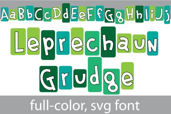Leprechaun Grudge: A Joyful Color Font for Modern Design