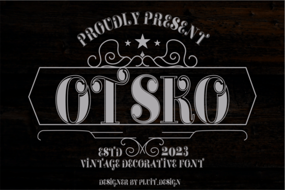 Otsko Font: A Vintage Typeface for Authentic Branding