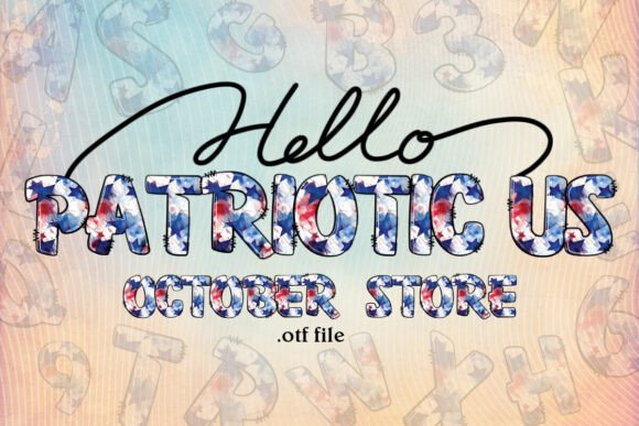 Patriotic Us: A Festive Display Font for Crafters and Creators