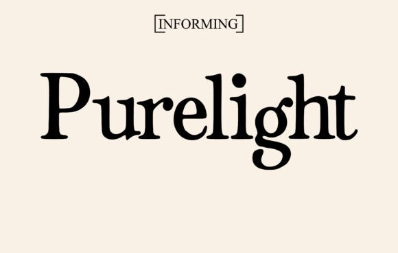 Purelight: A Serif Font for Editorial Calm and Clarity