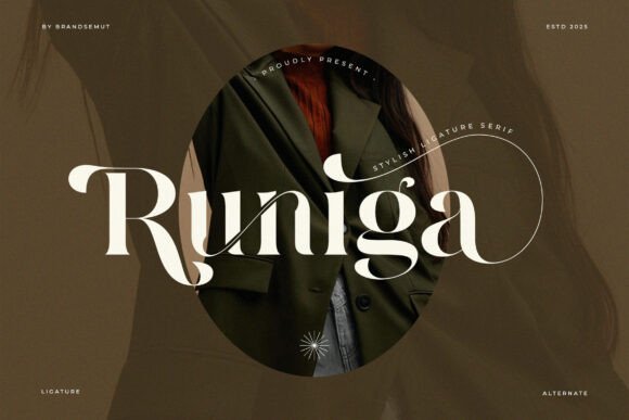 Runiga: A Refined Serif Font for Digital Branding