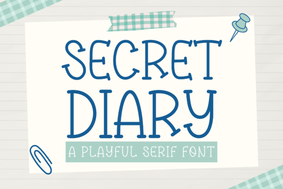 Secret Diary Font: A Charming Upgrade for Small Business Branding