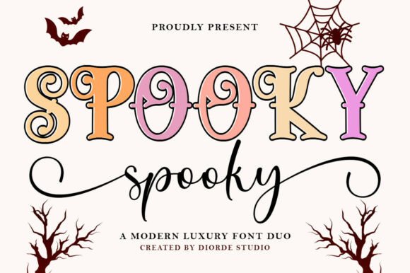 Spooky Duo: A Crafting Font for Handmade Charm