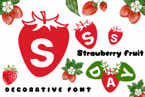 Strawberry Fruit Font: A Sweet Typographic Tool for Editorial Design