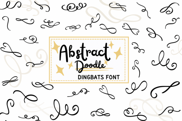 Swirl Flourishes: A Dingbats Font for Digital Design