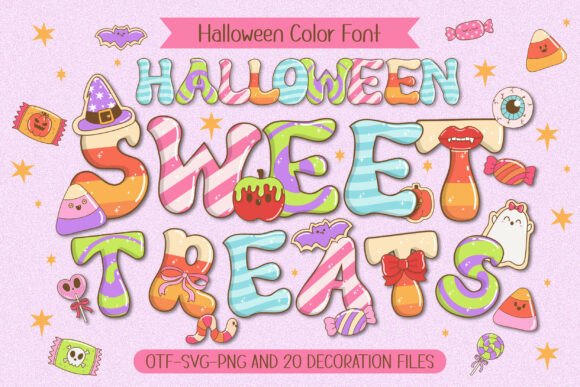 The Sweettreats Font for Your Digital Halloween Designs