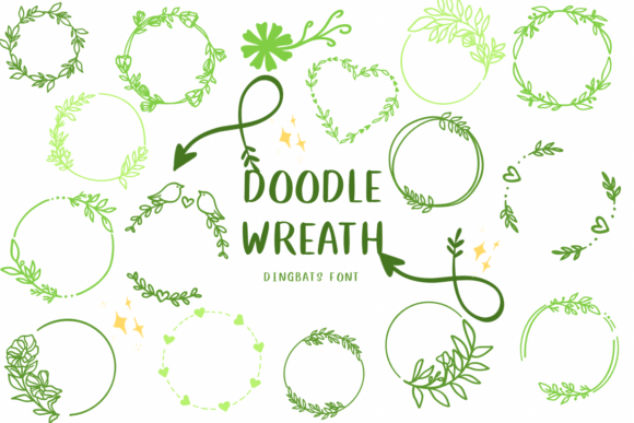 Using Doodle Wreath Font to Amplify Campaign Visuals