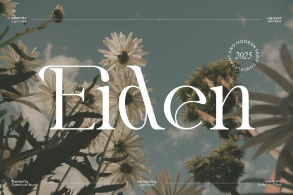 Using the Eiden Font for Elegant Brand Identity Projects