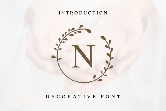 Wedding Card Monogram: A Decorative Font for Editorial Elegance