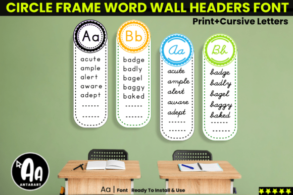 Why I Switched to the Abcd Cursive Word Wall Font for Client Work